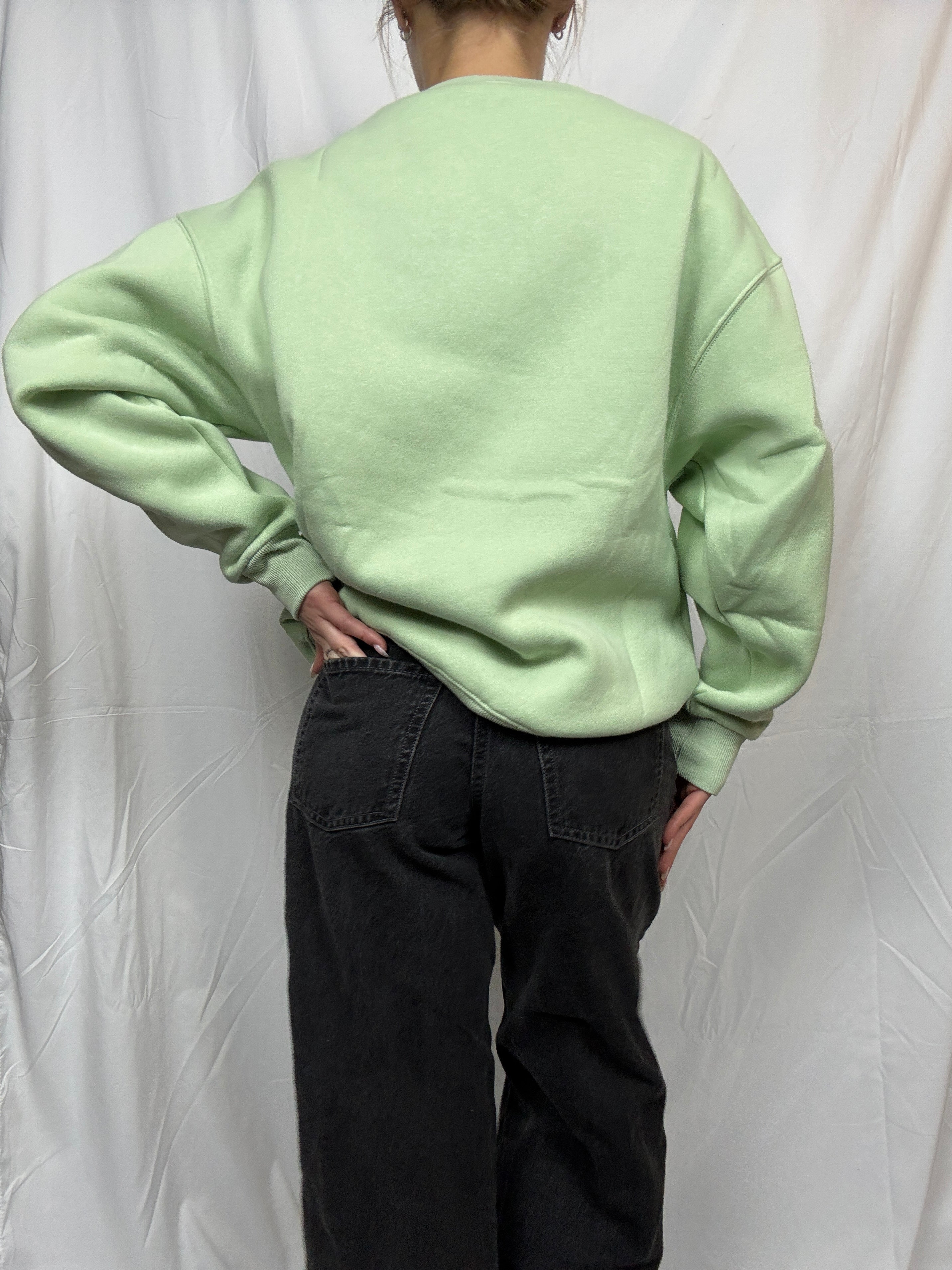 Matcha Oversized Fleece Pullover