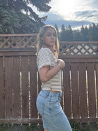 Everyday Stripe Collar Top