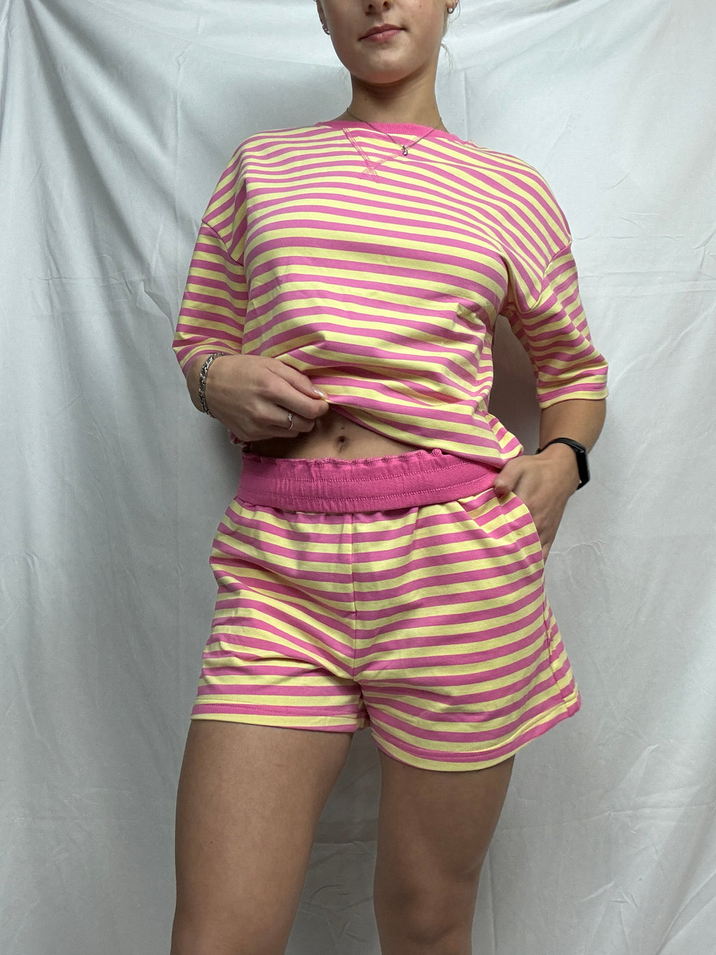 Lemonade Stripe Lounge Set