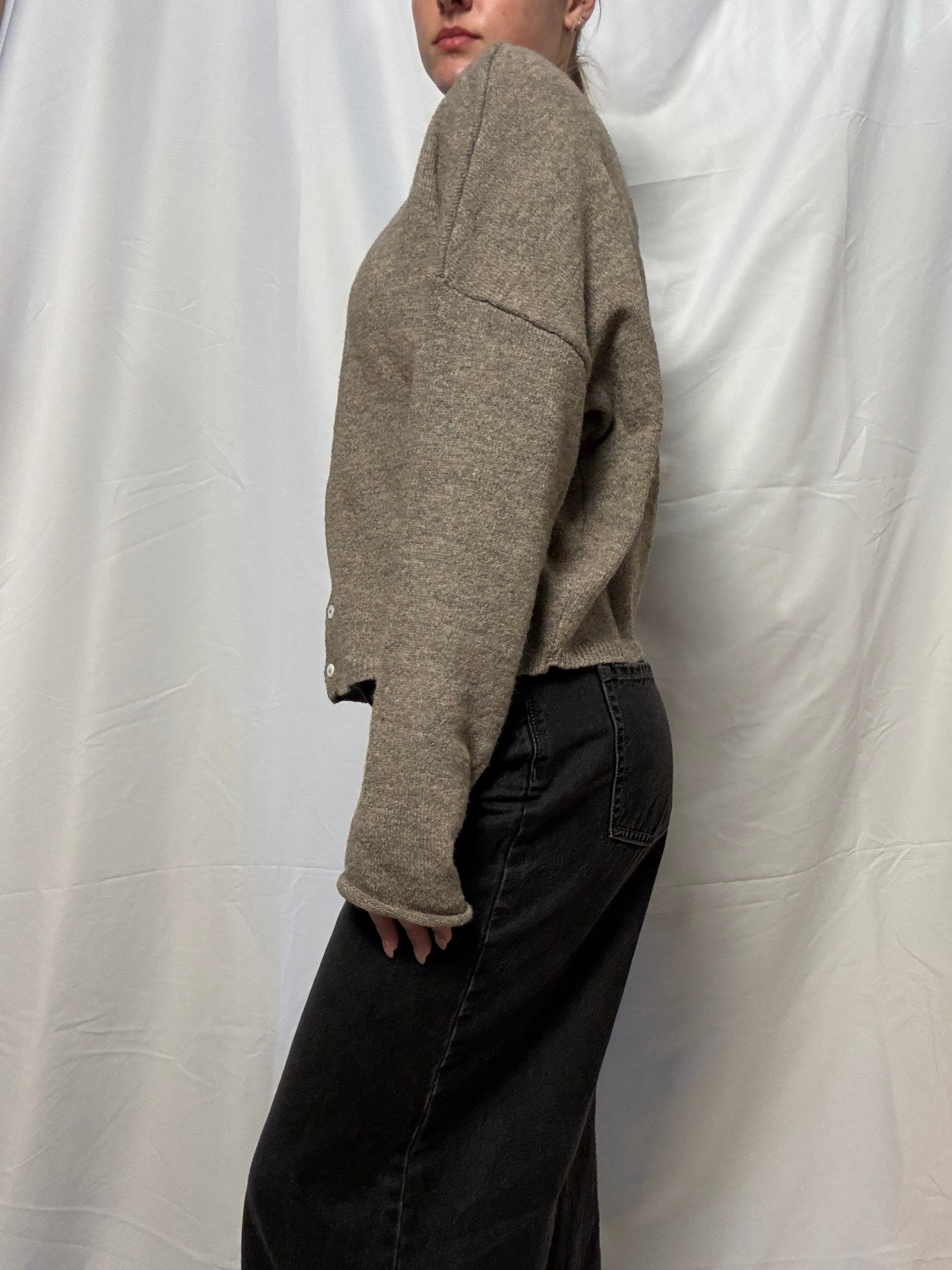 Mocha Essential Layer Cardigan