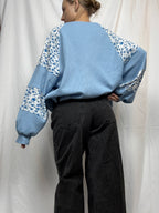 Spring Floral Thermal Pullover