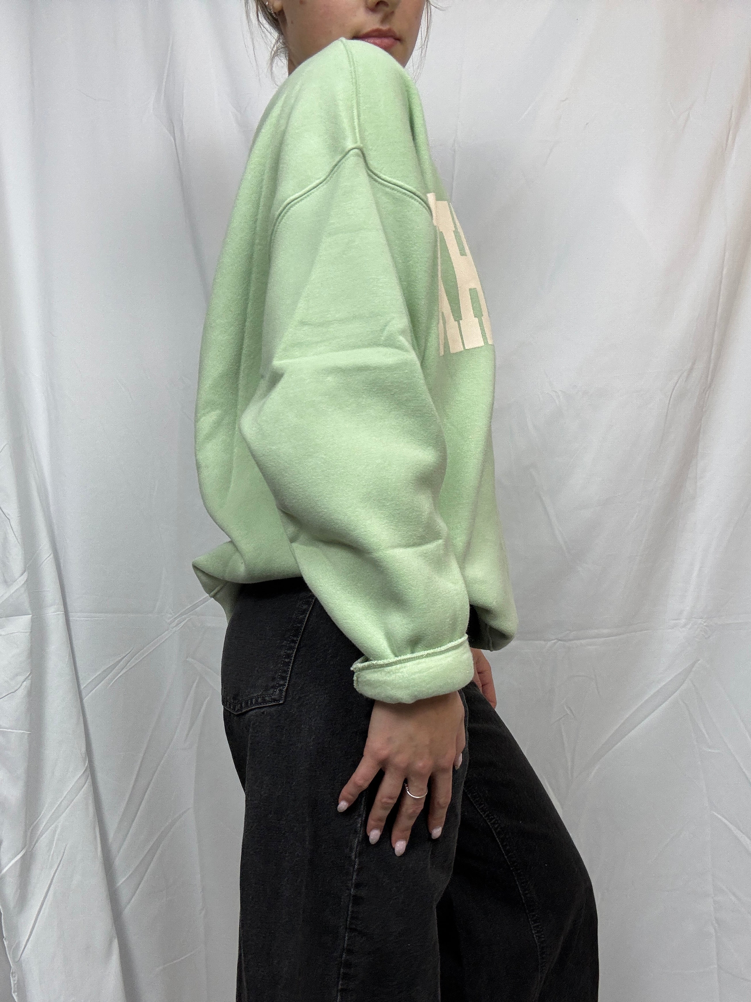 Matcha Oversized Fleece Pullover