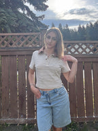 Everyday Stripe Collar Top