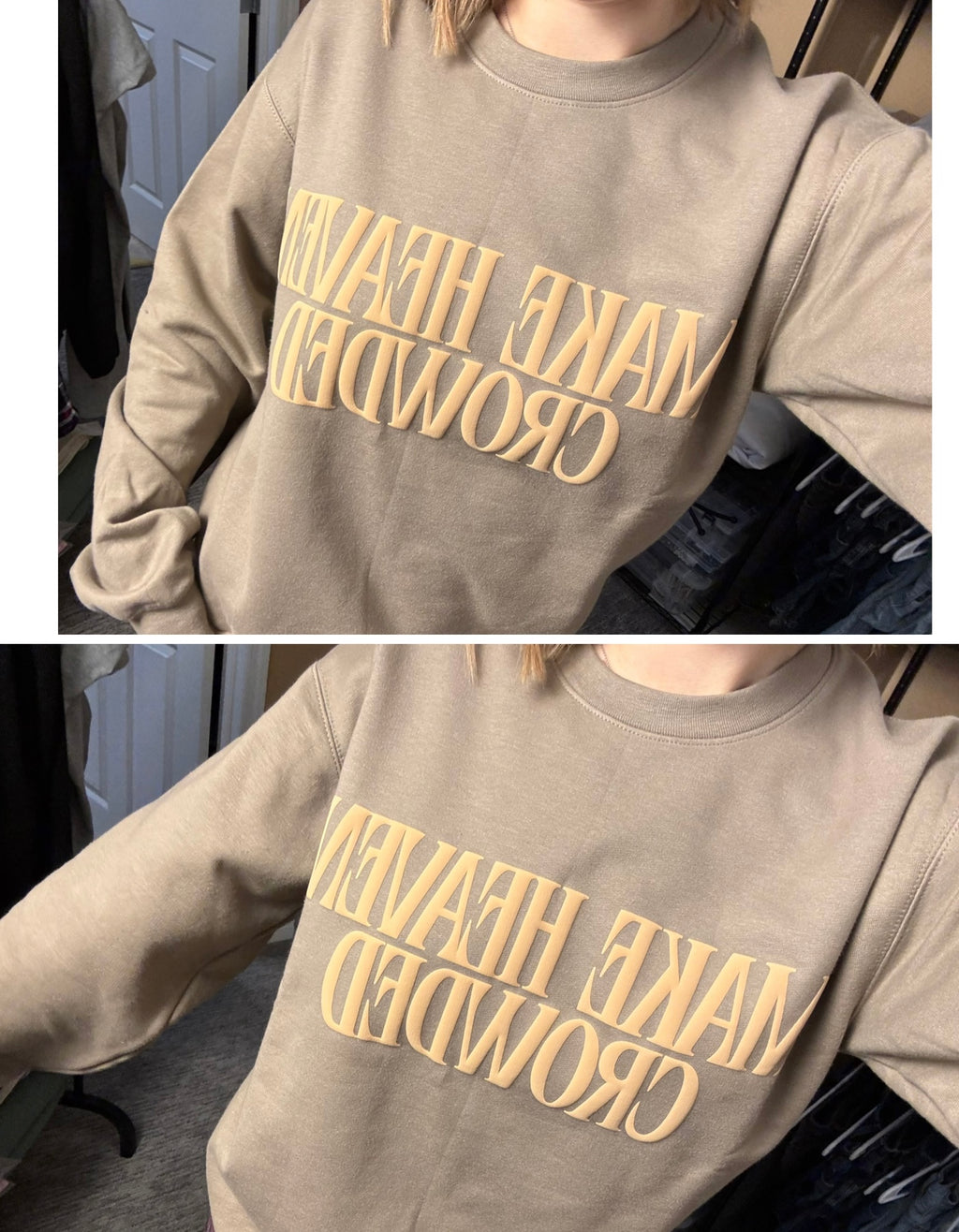 Make heaven crowded crewneck