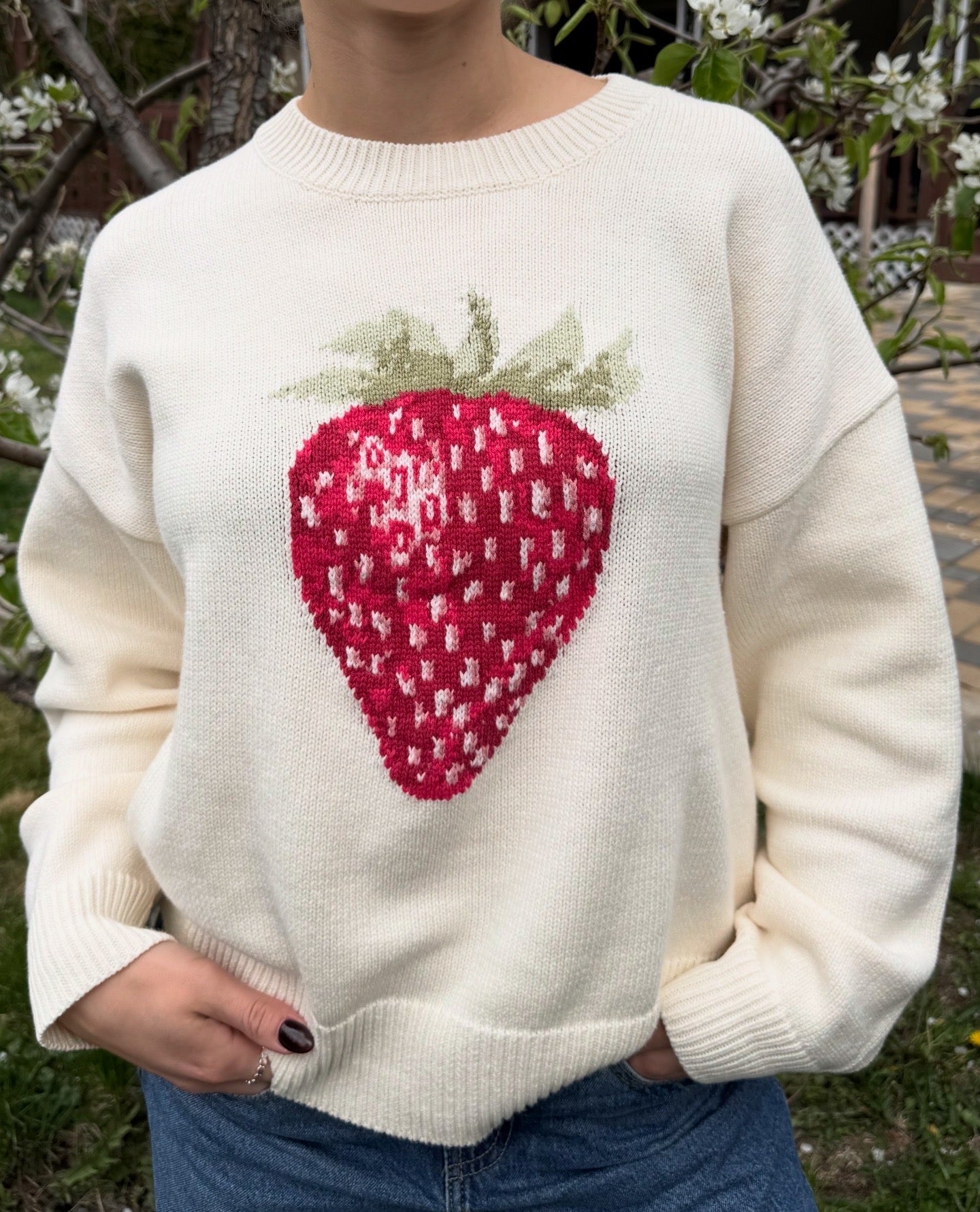 Strawberry Sweet Sweater