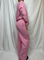 Rose Striped Long Sleeve Lounge Set