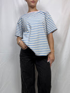 Sky Blue Stripe Everyday Tee