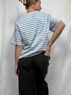 Sky Blue Stripe Everyday Tee