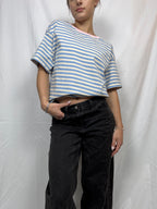 Sky Blue Stripe Everyday Tee