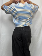 Sky Blue Stripe Everyday Tee