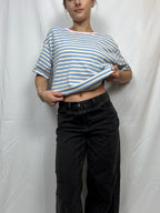 Sky Blue Stripe Everyday Tee