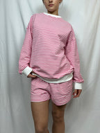 Blush Stripe Lounge Set