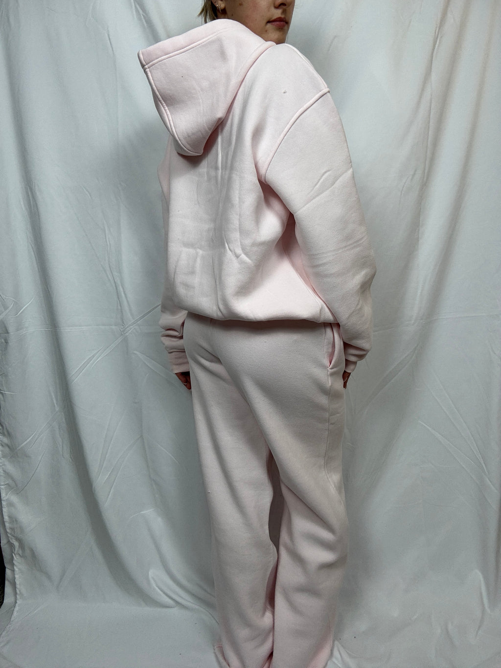Cloud Fleece Oversized Hoodie in Baby Pink
