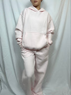 Cloud Fleece Oversized Hoodie in Baby Pink
