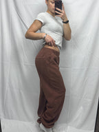 Seam Detail Jogger Pants (loose fit)