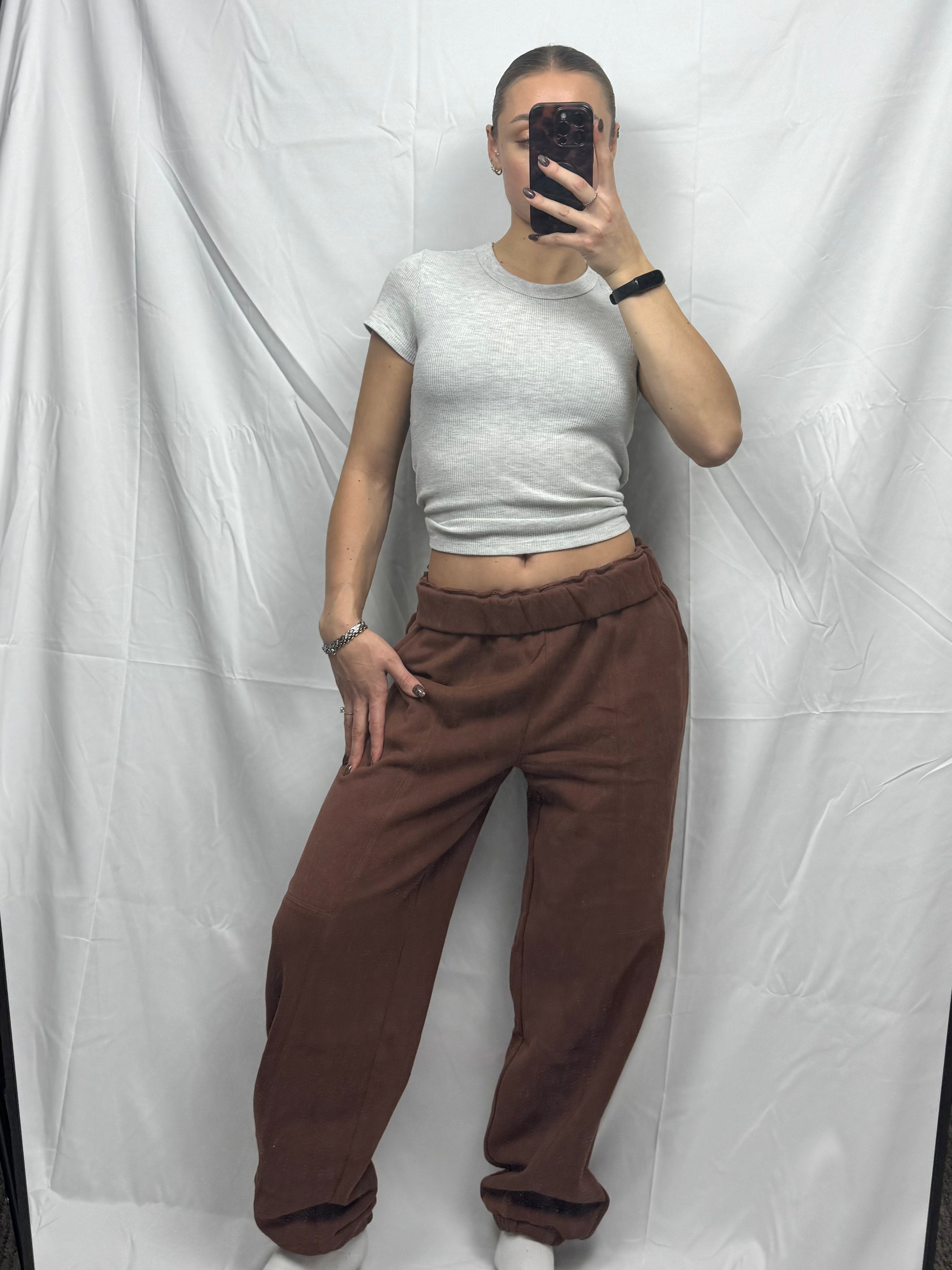 Seam Detail Jogger Pants (loose fit)