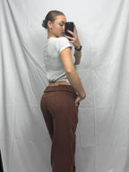 Seam Detail Jogger Pants (loose fit)