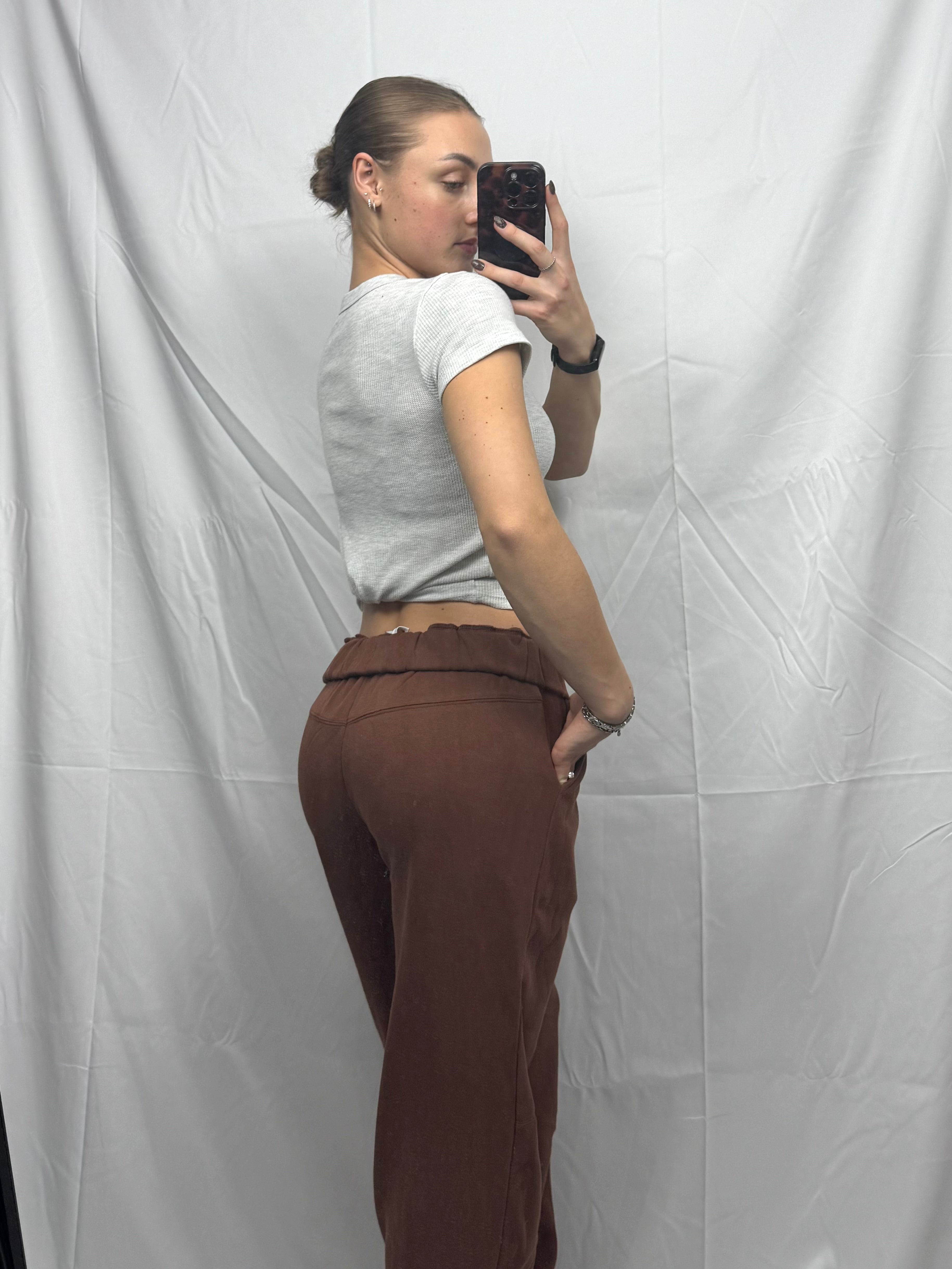 Seam Detail Jogger Pants (loose fit)