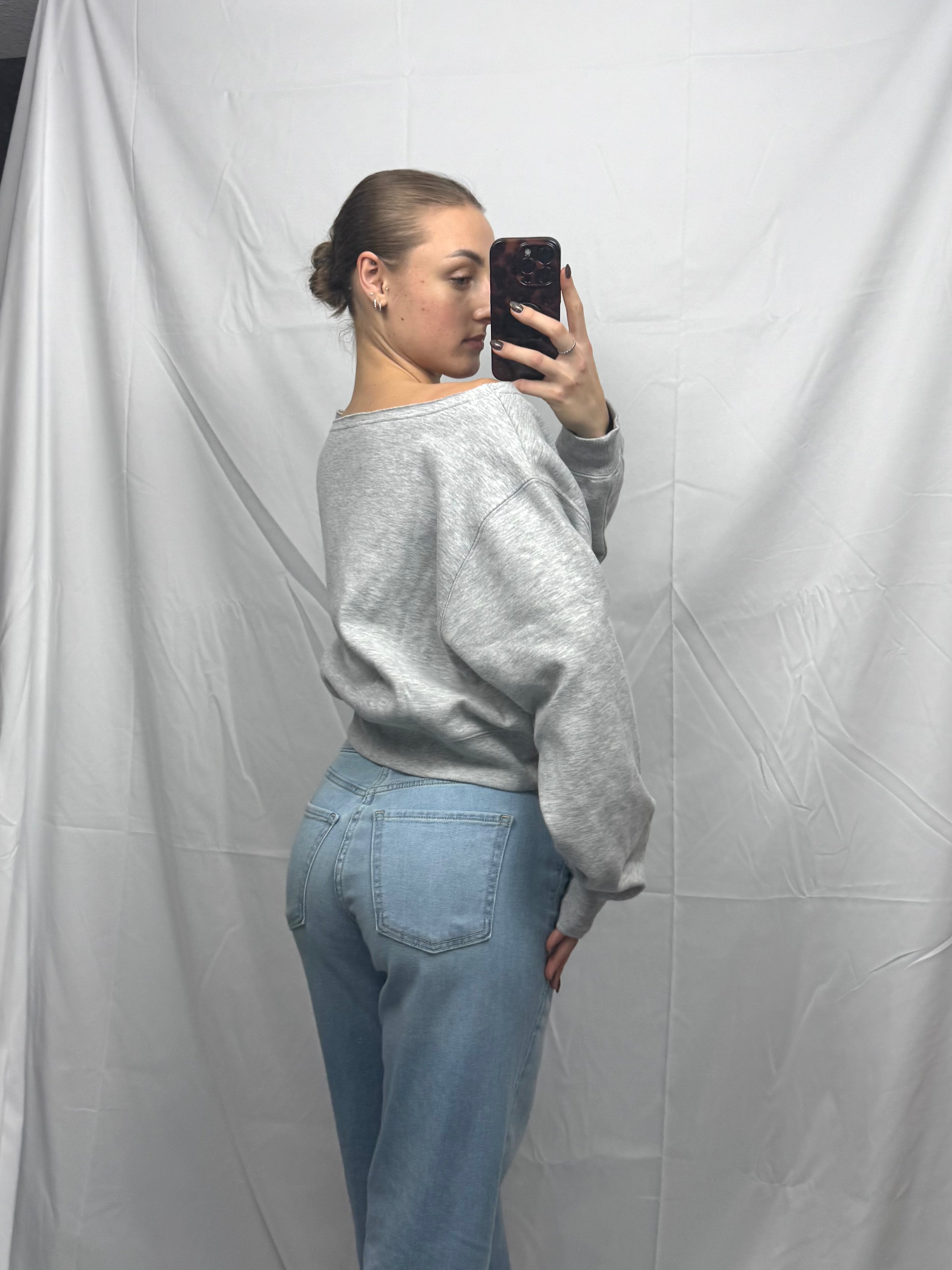 Boatneck Long Sleeve Pullover (oversize fit)