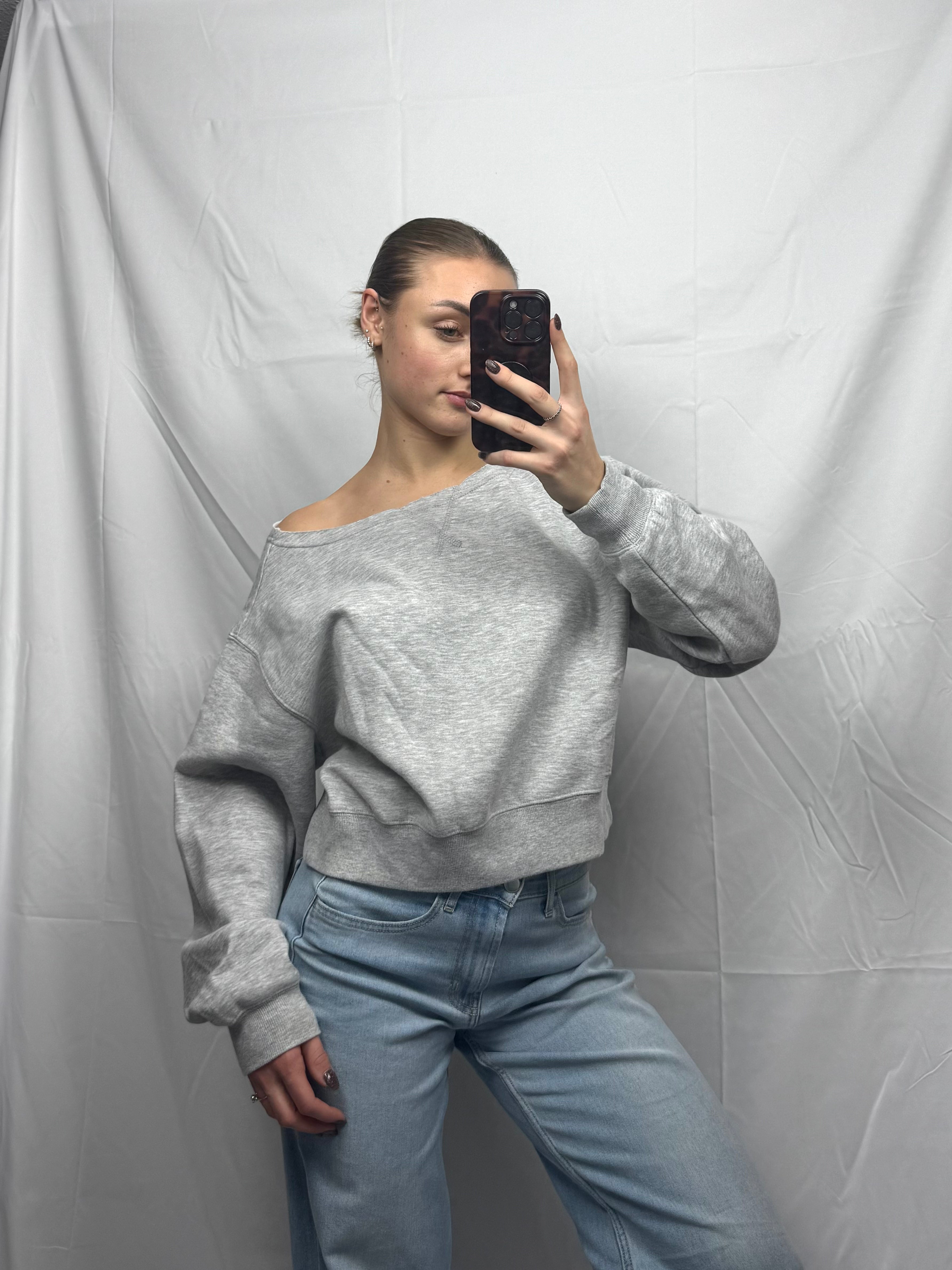 Boatneck Long Sleeve Pullover (oversize fit)