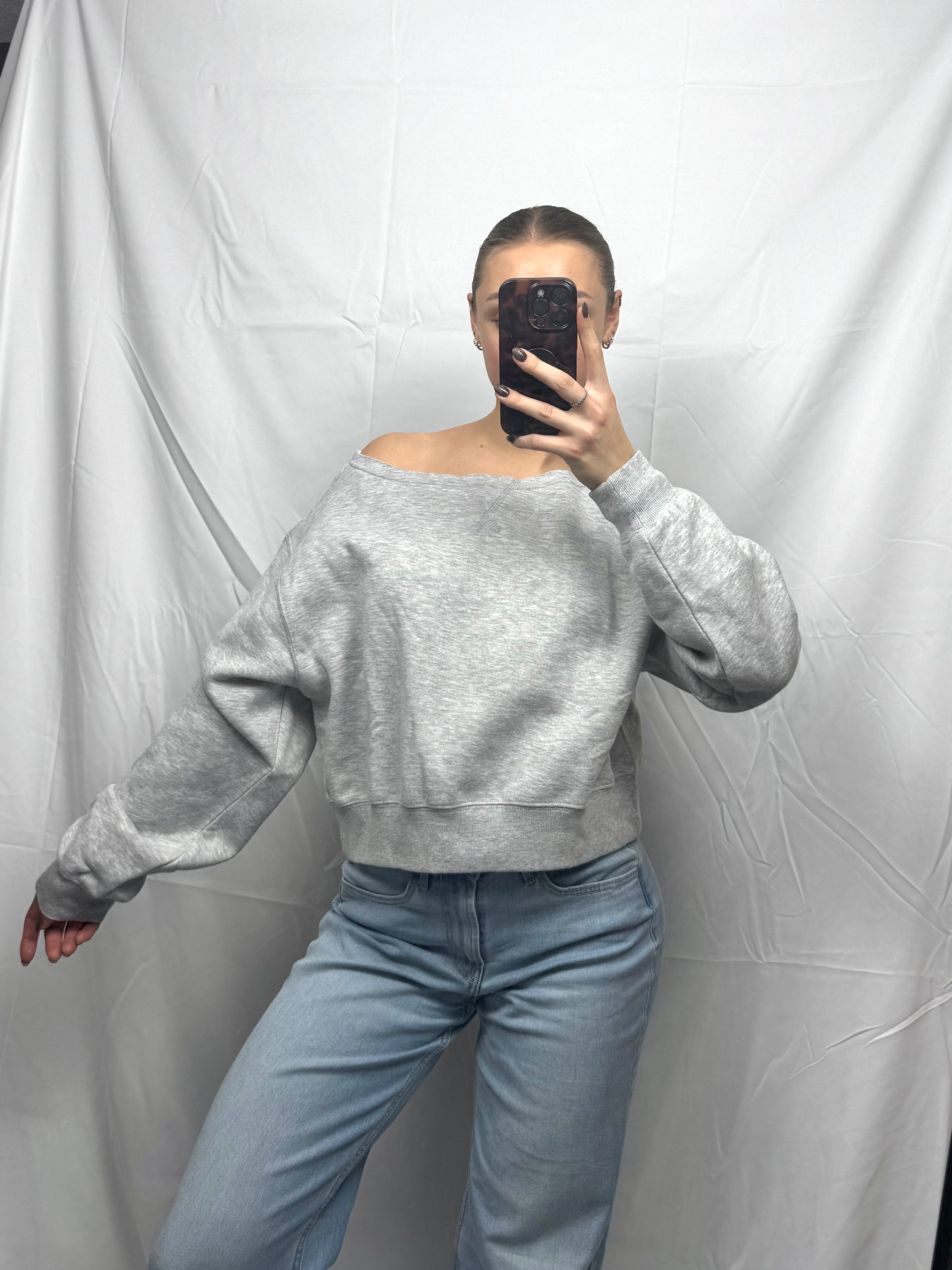 Boatneck Long Sleeve Pullover (oversize fit)