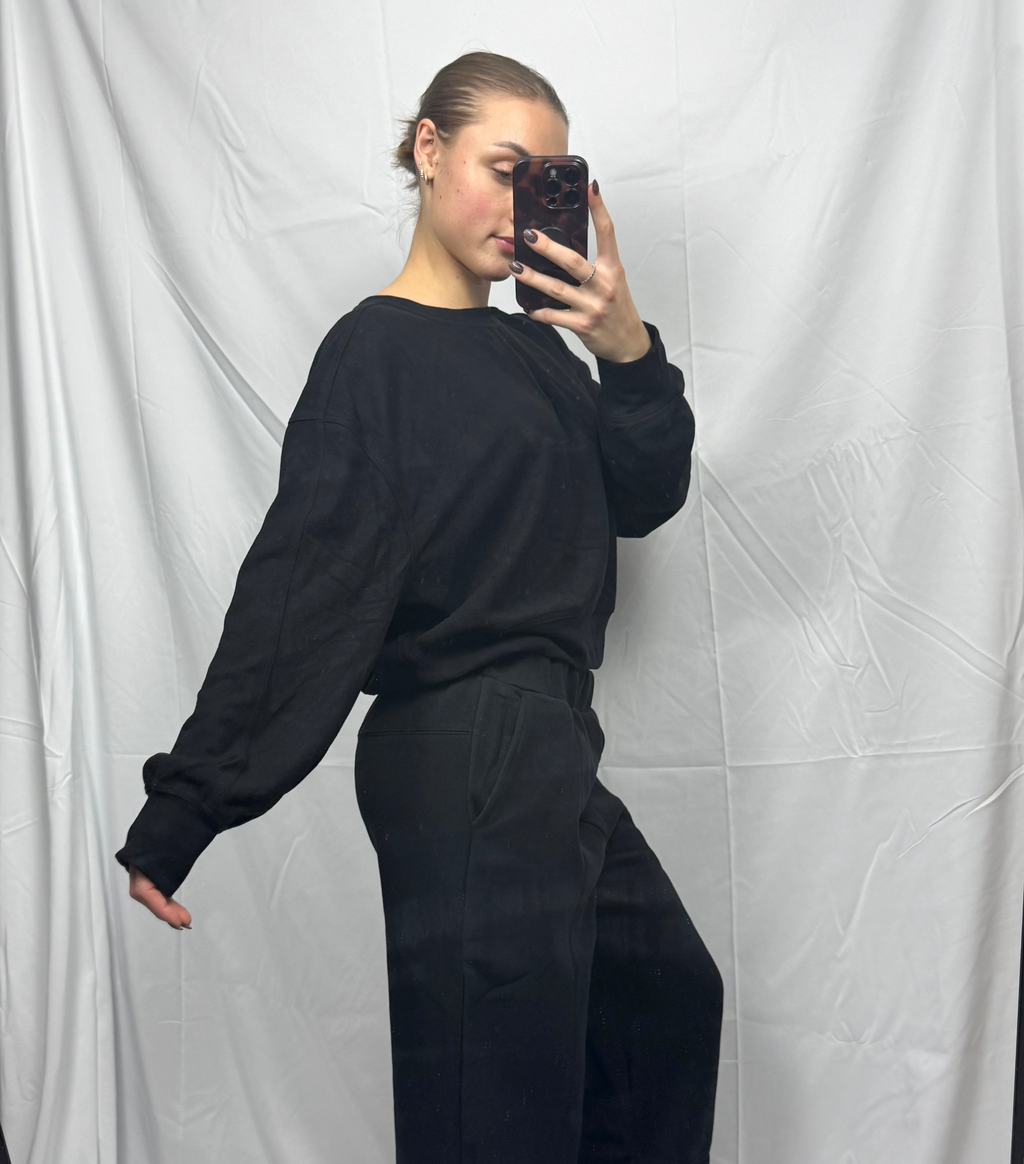 Seam Detail Lounge Set (loose fit)