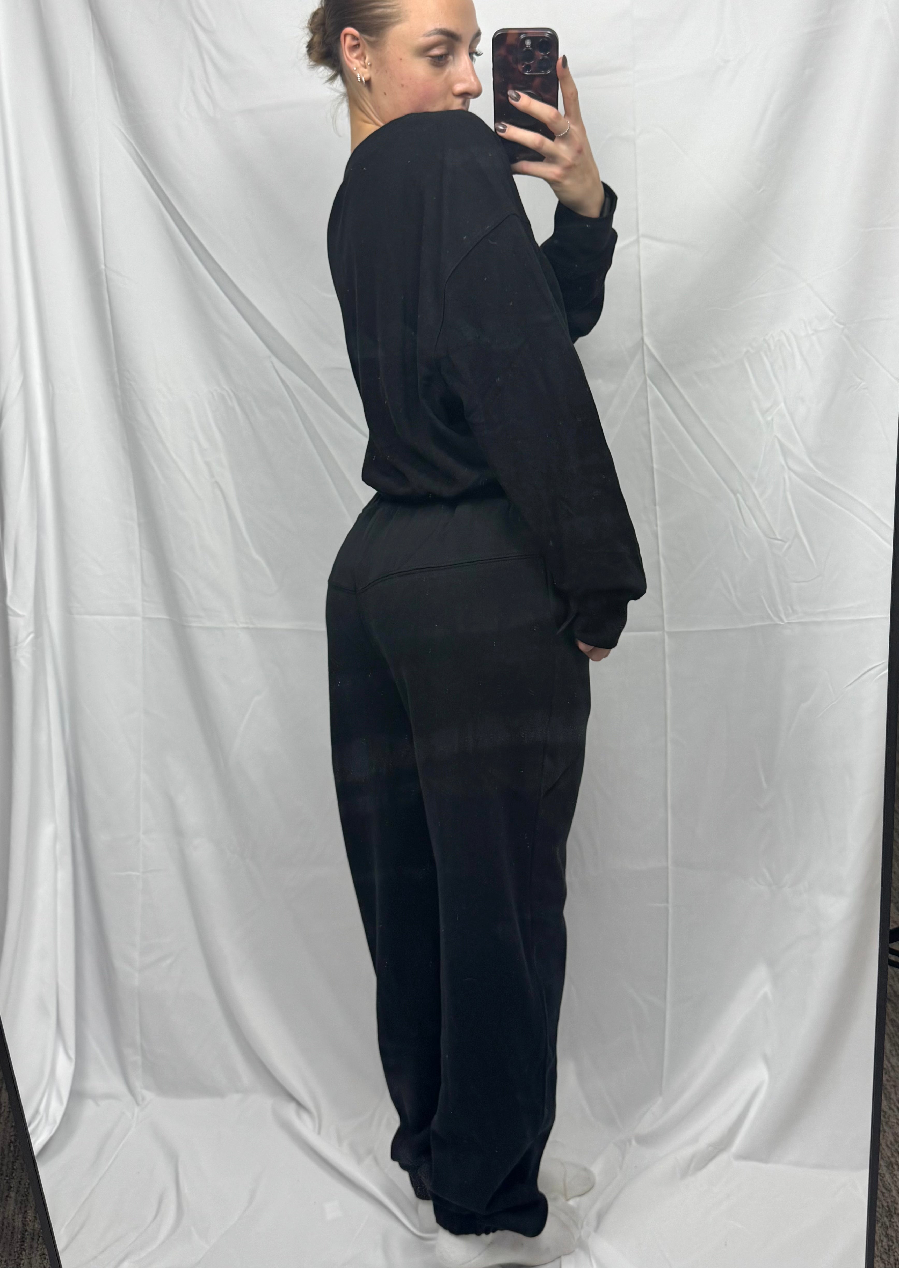 Seam Detail Lounge Set (loose fit)