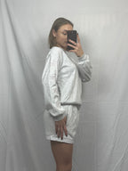 Bow Embroidered Lounge Set