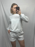 Bow Embroidered Lounge Set