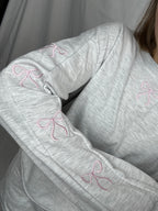 Bow Embroidered Lounge Set