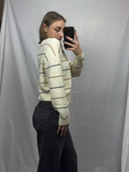 Striped V-Neck Sweater